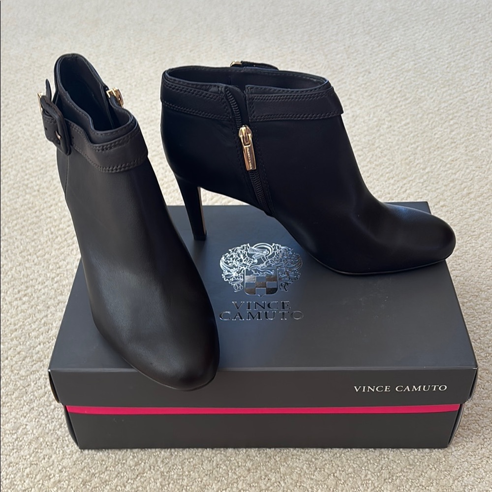 Vince Camuto Brown Ankle Boots